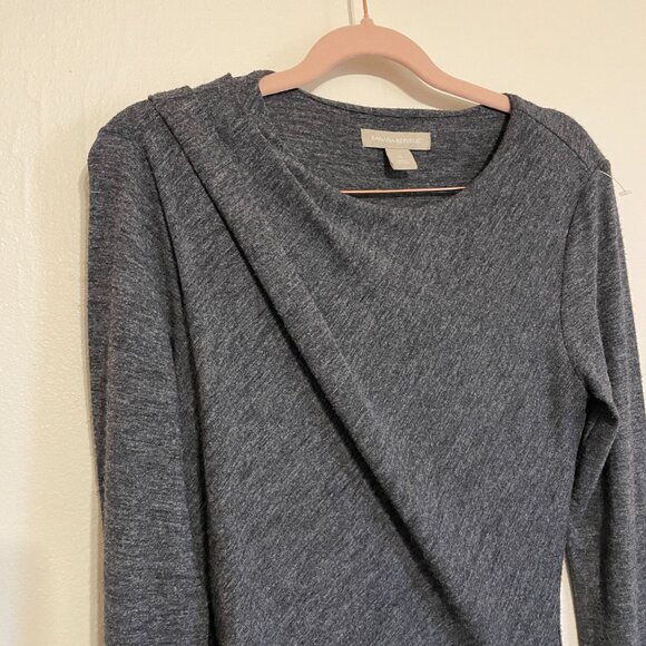 Banana Republic | Ruched Gray Bodycon Jersey Dress Small - Picture 5 of 8